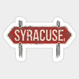 Syracuse Sticker